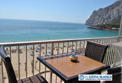 New first line apartment for holiday rental in Calpe